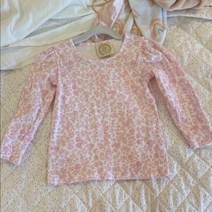 The Beaufort Bonnet Company Pink Floral Long Sleeve Tee